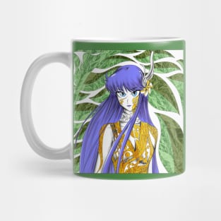 Saori kido, the athena goddess in saint seiya art Mug